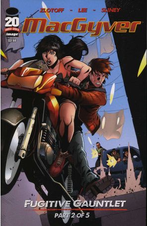 Macgyver: Fugitive Gauntlet 2 published by Image with cover art by Andie Tong