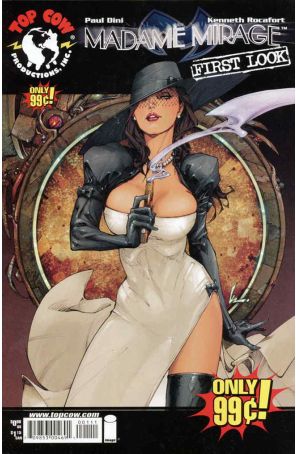 Madame Mirage First Look 1 published by Image with cover art by Kenneth Rocafort