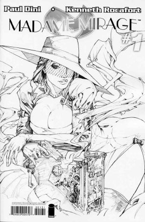 Madame Mirage 1C published by Image with cover art by Kenneth Rocafort