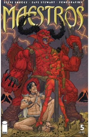 Maestros 5 published by Image with cover art by Steve Skroce