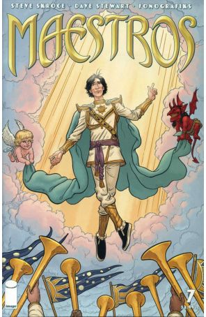 Maestros 7 published by Image with cover art by Steve Skroce