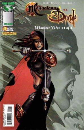 Magdalena vs. Dracula Monster War 1G published by Image with cover art by Joseph Michael Linsner