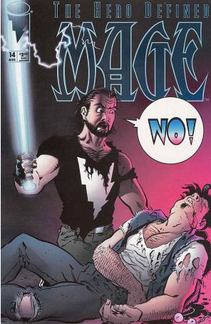 Mage (Image) 14 published by Image with cover art by Matt Wagner