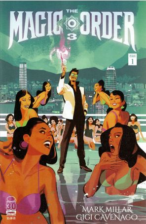 The Magic Order 3 1A published by Image with cover art by Gigi Cavenago