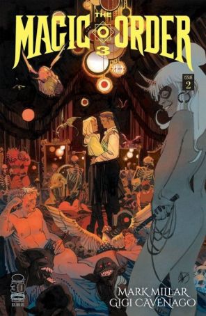 The Magic Order 3 2C published by Image with cover art by Matteo Scalera