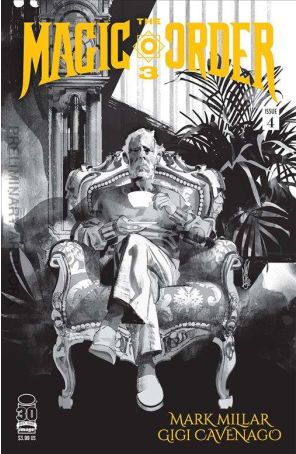 The Magic Order 3 4B published by Image with cover art by Gigi Cavenago
