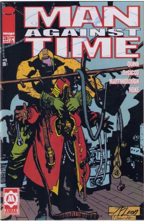 Man Against Time 3 published by Image with cover art by John Paul Leon