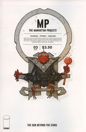 Manhattan Projects: The Sun Beyond the Stars 3 published by Image with cover art by Nick Pitarra