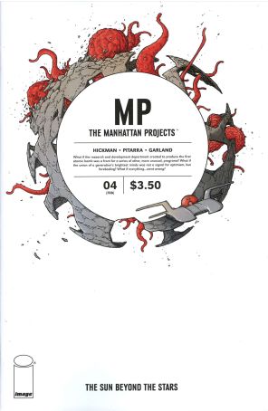 Manhattan Projects: The Sun Beyond the Stars 4 published by Image with cover art by Nick Pitarra