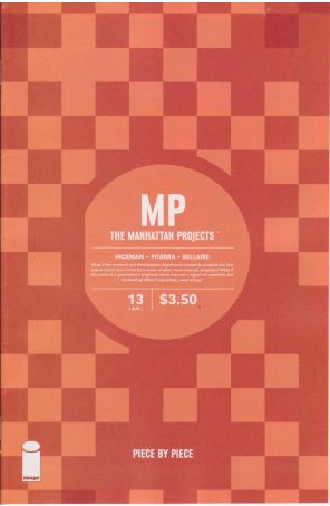 The Manhattan Projects 13 published by Image with cover art by Jonathan Hickman