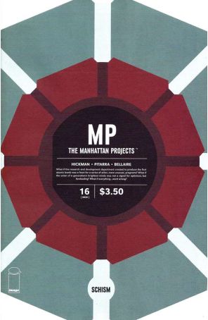 The Manhattan Projects 16 published by Image with cover art by Jonathan Hickman