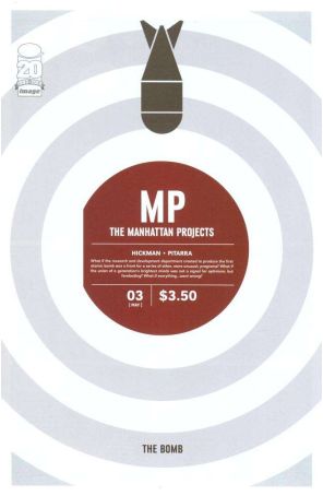 The Manhattan Projects 3 published by Image with cover art by Viktor Kalvachev
