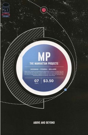 The Manhattan Projects 7 published by Image with cover art by Nick Pitarra