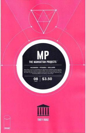 The Manhattan Projects 8 published by Image with cover art by Nick Pitarra