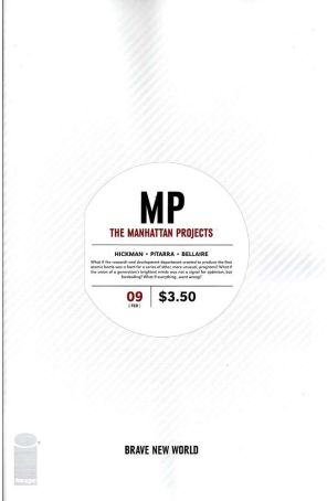 The Manhattan Projects 9 published by Image with cover art by Nick Pitarra