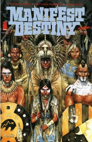 Manifest Destiny 12 published by Image with cover art by Matthew Roberts