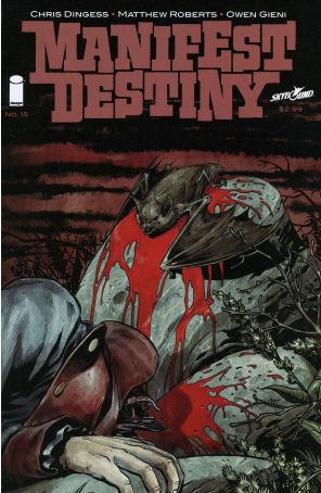 Manifest Destiny 15 published by Image with cover art by Matthew Roberts