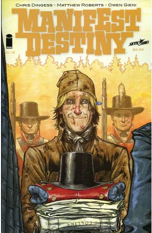 Manifest Destiny 18 published by Image with cover art by Matthew Roberts