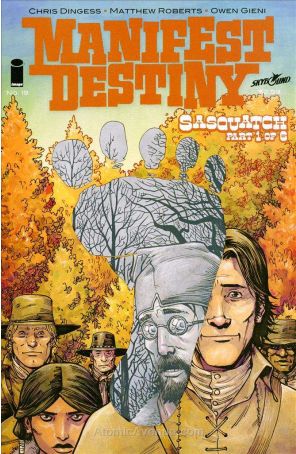 Manifest Destiny 19B published by Image with cover art by James Harren