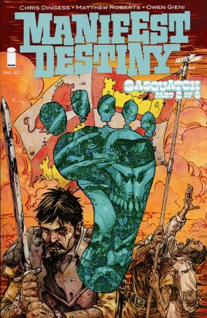 Manifest Destiny 20 published by Image with cover art by Matthew Roberts