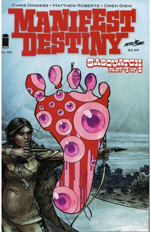 Manifest Destiny 22 published by Image with cover art by Matthew Roberts