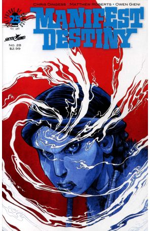 Manifest Destiny 28 published by Image with cover art by Matthew Roberts