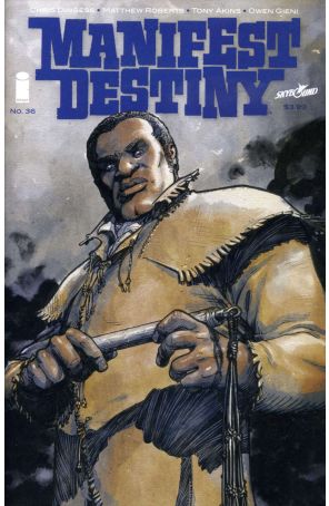 Manifest Destiny 36 published by Image with cover art by Matthew Roberts