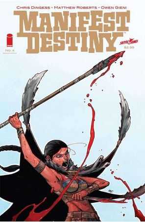 Manifest Destiny 4 (2nd) published by Image with cover art by Matthew Roberts