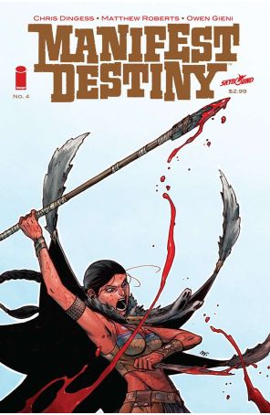 Manifest Destiny 4 published by Image with cover art by Matthew Roberts