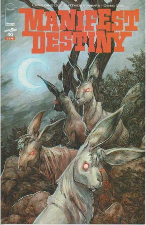 Manifest Destiny 40 published by Image with cover art by Matthew Roberts