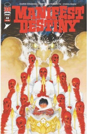 Manifest Destiny 48 published by Image with cover art by Matthew Roberts