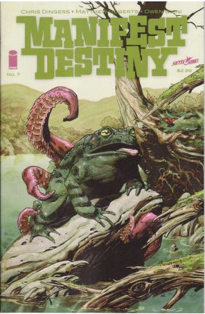 Manifest Destiny 7 published by Image with cover art by Matthew Roberts
