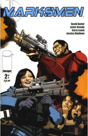Marksmen 2 published by Image with cover art by Tom Coker