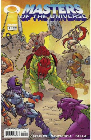 Masters of the Universe (Image) 1A published by Image with cover art by Emiliano Santalucia