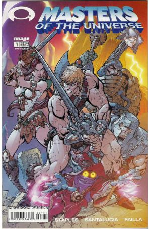 Masters of the Universe (Image) 1B published by Image with cover art by J. Scott Campbell