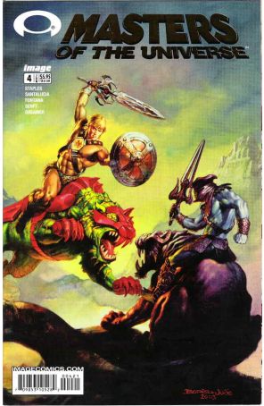 Masters of the Universe (Vol. 2) 4B published by Image with cover art by Boris Vallejo and Julie Bell