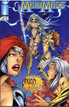 Maximage 4 published by Image with cover art by Andy Park, Marlo Alquiza, and Tanya Horie
