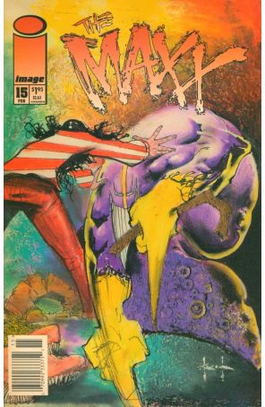 Maxx 15 (Newsstand) published by Image with cover art by Sam Kieth