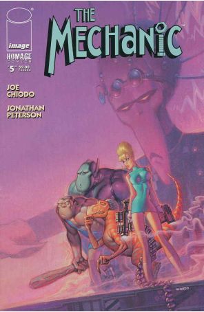The Mechanic 1 published by Image with cover art by Joe Chiodo