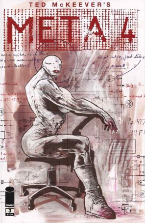Meta 4 (Image) 3 published by Image with cover art by Ted McKeever and Dana Mooreshead
