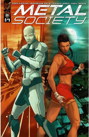 Metal Society 1A published by Image with cover art by Guilherme Balbi