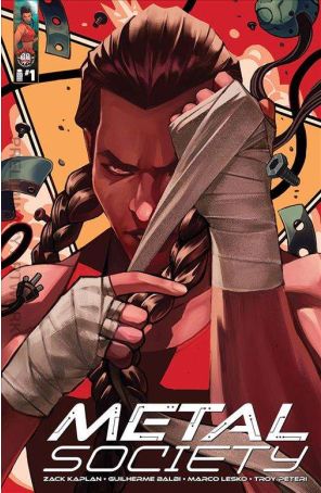 Metal Society 1B published by Image with cover art by Qistina Khalidah