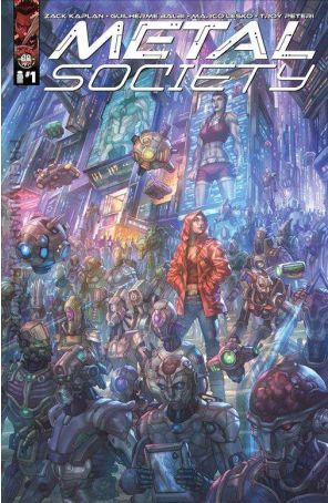 Metal Society 1C published by Image with cover art by Alan Quah