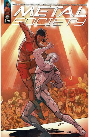 Metal Society 5A published by Image with cover art by Guilherme Balbi