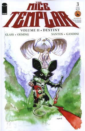 Mice Templar (Vol. 2) 3A published by Image with cover art by Michael Avon Oeming