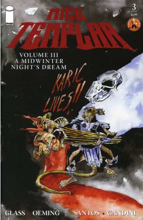 Mice Templar (Vol. 3) 3A published by Image with cover art by Michael Avon Oeming