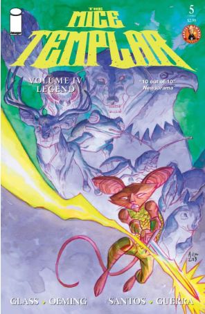 Mice Templar (Vol. 4): Legend 5A published by Image with cover art by Michael Avon Oeming