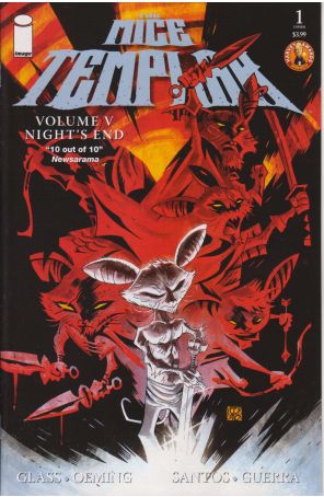 Mice Templar (Vol. 5): Night's End 1B published by Image with cover art by Victor Santos