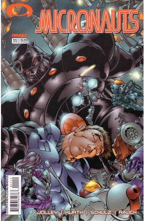 Micronauts (Image) 11 published by Image with cover art by Steve Kurth
