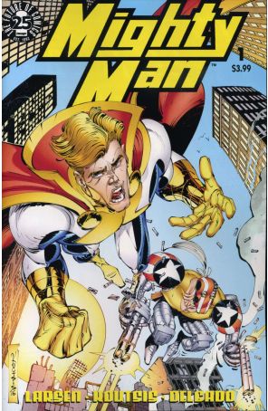 Mighty Man (2nd Series) 1 published by Image with cover art by Nikos Koutsis